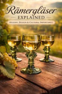 Rämergläser: History, Design, and Cultural Importance of Roemer Wine Glasses